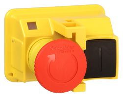SCHNEIDER ELECTRIC GV2K031 Emergency Stop Pushbutton, TeSys GV2 Series, Latching, IP55, Red