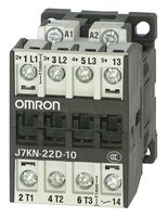 OMRON INDUSTRIAL AUTOMATION J7KN-22D-10 230 Relay Contactor, J7KN Series, 3PST-NO, 3P, 8.5 A at 690 VAC, 10 kW at 690 VAC