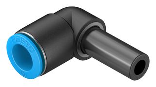 FESTO QSL-12H Pneumatic Fitting, Push-In L-Fitting, 14 bar, 12 mm, PBT (Polybutylene Terephthalate), QSL