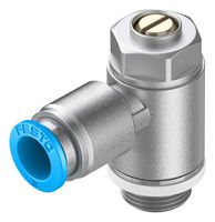 FESTO GRLA-1/4-QS-8-D 1-WAY FLOW CTRL VALVE, QS-8-G1/4, 10BAR