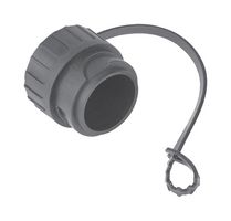 AMPHENOL SINE/TUCHEL C016 00V000 010 12 Dust Cap / Cover, Protection Cover, Ecomate Female Cable Connectors, Plastic Body, ecomate M Series