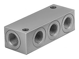 FESTO FR-4-1/4-C Distributor Block, 3 Outlet, G1/4, FR Series, Pneumatic Connectors/Connections