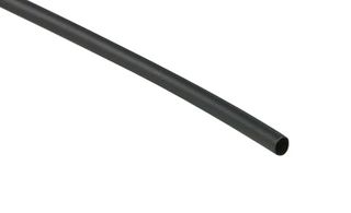 MULTICOMP PRO MCP00044 Heat Shrink Tubing, Ultra Thin Wall, 2:1, 0.09 ", 2.4 mm, Black, 4 ft, 1.2 m