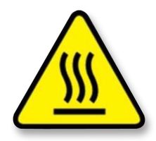 BRADY PIC 315 RL-TRI 025-B7541 Label, Self Adhesive, 22 mm, 25 mm, Laminate Polyester, Warning Attention (ISO Symbol)