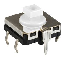 OMRON ELECTRONIC COMPONENTS B3W-4150 BY OMZ Tactile Switch, B3W Series, Top Actuated, Through Hole, Plunger for Cap, 196 gf, 50mA at 24VDC