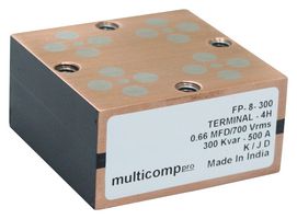MULTICOMP PRO MP004098 Power Film Capacitor, Metallized PP, 0.33 µF, ± 10%, Induction Heating, Resonant Power Supplies