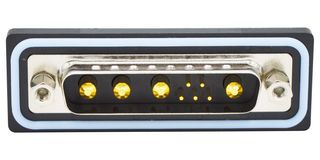 NORCOMP CDFV9W4113L411. Combination Layout D Sub Connector, IP67, NANOOK Series, DB-9W4, Plug, 9 Contacts