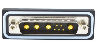 NORCOMP CDFR9W4113L461. Combination Layout D Sub Connector, IP67, NANOOK Series, DB-9W4, Plug, 9 Contacts