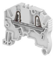 TE CONNECTIVITY - ENTRELEC 1SNK705010R0000 DIN Rail Mount Terminal Block, 2 Ways, 26 AWG, 12 AWG, 2.5 mm², Clamp, 24 A
