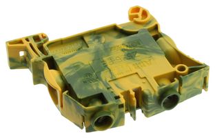 TE CONNECTIVITY - ENTRELEC 1SNK512150R0000 DIN Rail Mount Terminal Block, 2 Ways, 3 AWG, 16 mm², Screw
