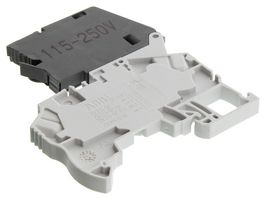 TE CONNECTIVITY - ENTRELEC 1SNK706412R0000 DIN Rail Mount Terminal Block, 2 Ways, 12 AWG, 2.5 mm², Clamp, 6.3 A