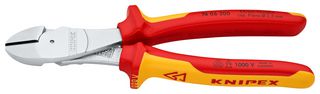 KNIPEX 74 06 200 Cutter, Heavy Duty, Diagonal, 200 mm, Diagonal, 4.2 mm