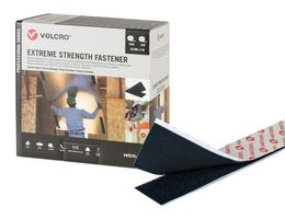 VELCRO VEL-PS20012 Tape, Hook and Loop, Hook and Loop, Roll, Black, Professional Series, 50 mm x 5 m