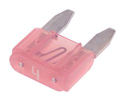 LITTELFUSE 0297004.L Fuse, Automotive, Time Delay, 4 A, 32 V, 10.9mm x 3.8mm x 8.8mm, MINI 297 Series