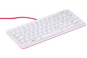 RASPBERRY-PI RPI-KEYB (NO)-RED/WHITE Raspberry Pi Keyboard, Red/White - Norway