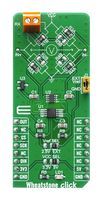 MIKROELEKTRONIKA MIKROE-4124 Click Board, Wheatstone Click, Measurements, MAX4208, Analog, SPI, mikroBUS, 3.3 V/5 V