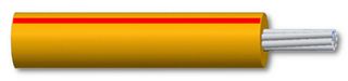 MULTICOMP PRO MP005382 Wire, PVC, Orange, Red, 20 AWG, 16 x 0.2mm, 328 ft