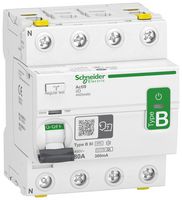 SCHNEIDER ELECTRIC A9Z64480 Circuit Breaker, Acti 9 iID Series, 400 V, 80 A, 4 Pole