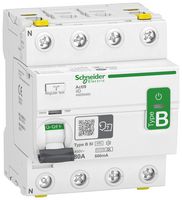 SCHNEIDER ELECTRIC A9Z66480 Circuit Breaker, Acti 9 iID Series, 400 V, 80 A, 4 Pole