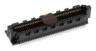 SAMTEC SS4-50-3.50-L-D-K-TR Mezzanine Connector, Micro Blade, Receptacle, 0.4 mm, 2 Rows, 100 Contacts, Surface Mount