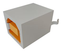 SAMTEC USBR-B-S-S-O-VT USB Connector, USB Type B, USB 2.0, Receptacle, 4 Ways, Through Hole Mount, Vertical