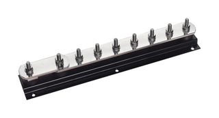 ABB 7TCA083670R0680 Earth Bar, 8 Way, Tinned Copper, 50 mm x 6 mm x 575 mm