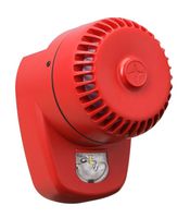 FULLEON 8500025FULL-0025X Beacon, Red, 95 x 95 mm, 102 dBA, Flashing, 28 VDC, IP65