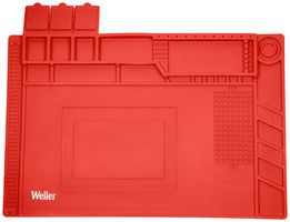 WELLER WLACCWSM2-02 Mat, Bench, 17.75" x 11.75", Red
