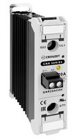 CROUZET GNR20ACZH Solid State Relay, 20 A, 660 VAC, DIN Rail, Screw, Zero Crossing