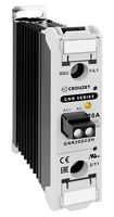 CROUZET GNR20DCZH Solid State Relay, 20 A, 660 VAC, DIN Rail, Screw, Zero Crossing