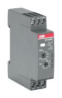 ABB 1SVR508110R0000 Analogue Timer, CT-C, Off-Delay, 0.05 s, 100 h, 7 Ranges, 1 Changeover Relay