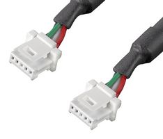 MOLEX 215170-0603 Cable Assembly, Pico-Clasp Receptacle to Pico-Clasp Receptacle, 6 Ways, 1 mm, 1 Row, 600 mm