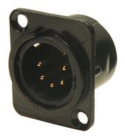CLIFF ELECTRONIC COMPONENTS FC61955 XLR Connector, 5 Contacts, Plug, Panel Mount, FT Series