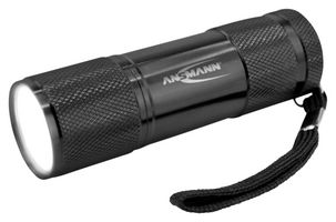 ANSMANN 1600-0399 Hand Held, 175 lm, 19M, AAA X 3, COB LED, Aluminium