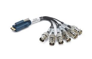 NI / EMERSON 786979-01 Test Cable Assembly, Coaxial Cable, Mini-HDMI Breakout to 6 BNC, 15 cm