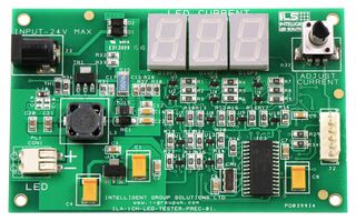 INTELLIGENT LED SOLUTIONS ILA-1CH-LED-TESTER-PREC-01 LED Tester, 7 segment display, 1 Output, 0.7 A, 12 V to 24 V Supply