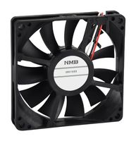 NMB TECHNOLOGIES 08015SS-12M-AA-00 DC Axial Fan, 12 V, Square, 80 mm, 15 mm, Sleeve Bearing, 30 CFM