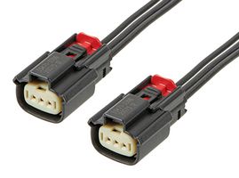 MOLEX 2162801033 Cable Assembly, MX150 Receptacle to MX150 Receptacle, 3 Ways, 3.5 mm, 1 Row, 600 mm, 23.6 "