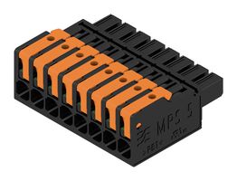 WEIDMULLER 2741620000 Pluggable Terminal Block, 5 mm, 8 Ways, 2.5 mm², Snap In