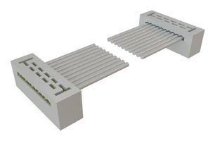 SAMTEC TCSD-25-D-10.00-01-F-N Ribbon Cable, IDC Receptacle to IDC Receptacle, 50 Ways, 10 ", 254 mm, 2 mm