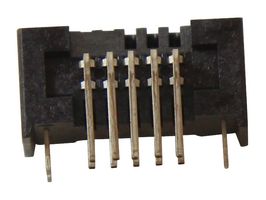 SAMTEC TFM-105-01-L-D-RE1-WT Pin Header, Right Angle, Board-to-Board, Wire-to-Board, 1.27 mm, 2 Rows, 10 Contacts