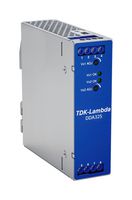 TDK-LAMBDA DDA325N-D2PN-1212-001 Isolated DIN Rail Mount DC/DC Converter, ITE, 4:1, 250 W, 2 Output, 12 V, 14 A