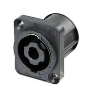 NEUTRIK NL4MPXX Speaker / Loudspeaker Audio Connector, speakON, 4 Contact, Plug, Panel Mount