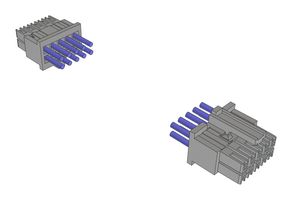 SAMTEC MMSDT-05-24-L-14.00-D-K-LDX Cable Assembly, IDC Receptacle to IDC Receptacle, 10 Ways, 2.54 mm, 2 Row, 355.6 mm, 14 "