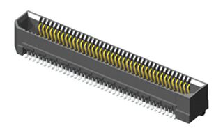 SAMTEC ERF8-025-07.0-S-DV-TR Mezzanine Connector, Receptacle, 0.8 mm, 2 Rows, 50 Contacts, Surface Mount, Beryllium Copper