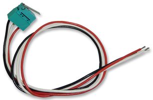 PANASONIC ABJ161240 Microswitch, Snap Action, Lever, SPDT, Wire Leaded, 2 A, 30 V