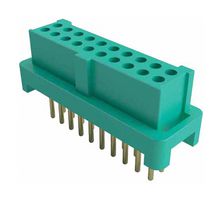 HARWIN G125-FV22605L0P PCB Receptacle, Black / Green, Wire-to-Board, 1.25 mm, 2 Rows, 26 Contacts, Through Hole Straight