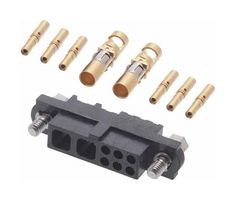 HARWIN M80-4C10605F1-02-325-00-000 Rectangular Connector, Datamate Mix-Tek M80, 8 Contacts, Receptacle, Crimp, 2 Row