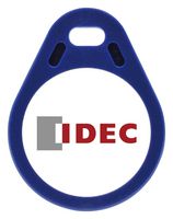 IDEC KW9Z-T1X4S RFID Tag, Key Fob, Indoor, 0 mm to 5 mm Distance, 13.56 MHz, Blue, -25 °C to 55 °C
