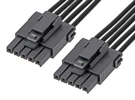 MOLEX 217465-1052 Cable Assembly, Ultra-Fit Receptacle to Ultra-Fit Receptacle, 5 Ways, 3.5 mm, 1 Row, 300 mm